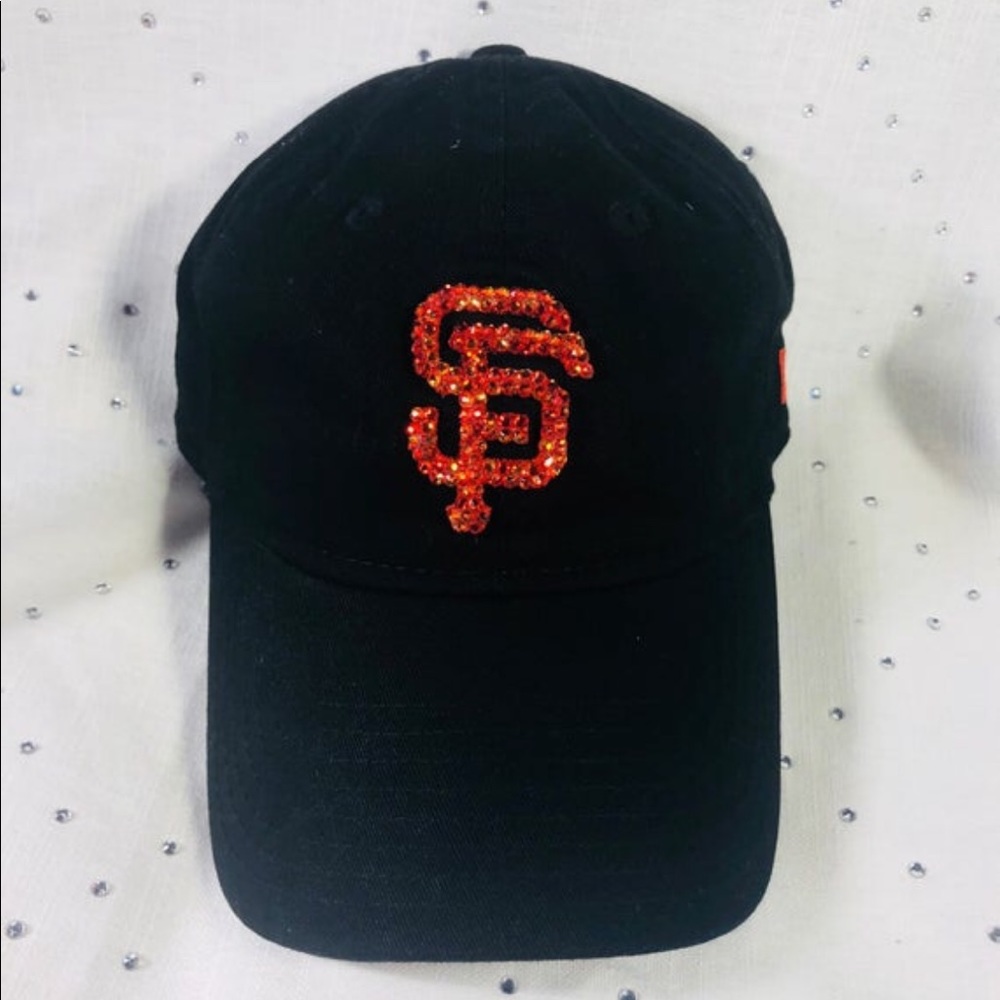 New Bling San Francisco Giants Swarovski Hat